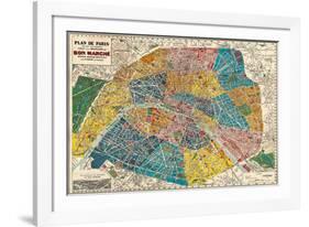 Plane de Paris-Stephanie Monahan-Framed Giclee Print