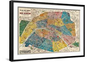 Plane de Paris-Stephanie Monahan-Framed Giclee Print