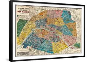 Plane de Paris-Stephanie Monahan-Framed Giclee Print