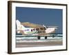 Plane, Seventy Five Mile Beach, Fraser Island, Queensland, Australia-David Wall-Framed Photographic Print