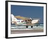 Plane, Seventy Five Mile Beach, Fraser Island, Queensland, Australia-David Wall-Framed Photographic Print