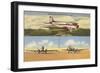 Planes at Chicago Municipal Airport, Chicago, Illinois-null-Framed Art Print