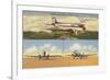 Planes at Chicago Municipal Airport, Chicago, Illinois-null-Framed Art Print