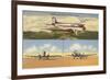 Planes at Chicago Municipal Airport, Chicago, Illinois-null-Framed Art Print