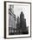 Planes Fly over Buildings in Chicago-null-Framed Photographic Print