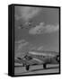 Planes Flying in Formation over B-29-Walter Sanders-Framed Stretched Canvas