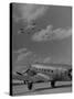 Planes Flying in Formation over B-29-Walter Sanders-Stretched Canvas