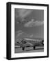 Planes Flying in Formation over B-29-Walter Sanders-Framed Photographic Print