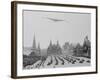 Planes Flying over May Day Parade-null-Framed Photographic Print