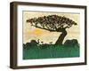 Planes of Africa I-Alonzo Saunders-Framed Art Print