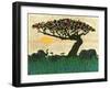 Planes of Africa I-Alonzo Saunders-Framed Art Print