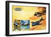 Planes of the Confederate Air Force-Gerry Wood-Framed Premium Giclee Print