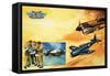 Planes of the Confederate Air Force-Gerry Wood-Framed Stretched Canvas