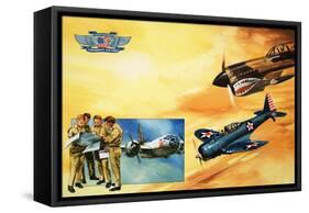 Planes of the Confederate Air Force-Gerry Wood-Framed Stretched Canvas