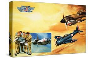 Planes of the Confederate Air Force-Gerry Wood-Stretched Canvas