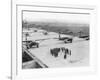 Planes on the Landing Strip at Le Bourget-null-Framed Photographic Print