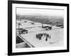 Planes on the Landing Strip at Le Bourget-null-Framed Photographic Print