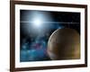 Planet And Star-Thufir-Framed Art Print