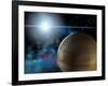 Planet And Star-Thufir-Framed Art Print