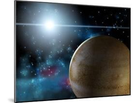 Planet And Star-Thufir-Mounted Art Print