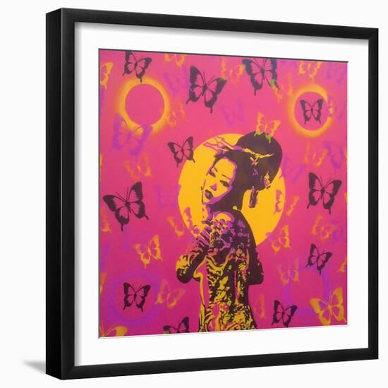 Planet Asia-Abstract Graffiti-Framed Premium Giclee Print