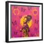 Planet Asia-Abstract Graffiti-Framed Premium Giclee Print