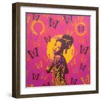 Planet Asia-Abstract Graffiti-Framed Giclee Print