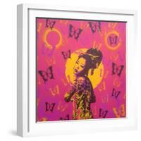 Planet Asia-Abstract Graffiti-Framed Giclee Print