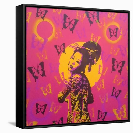 Planet Asia-Abstract Graffiti-Framed Stretched Canvas