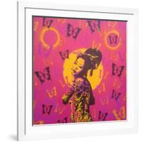 Planet Asia-Abstract Graffiti-Framed Giclee Print