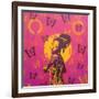 Planet Asia-Abstract Graffiti-Framed Giclee Print