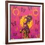 Planet Asia-Abstract Graffiti-Framed Giclee Print