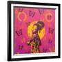 Planet Asia-Abstract Graffiti-Framed Giclee Print