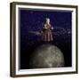 Planet Baby-J Hovenstine Studios-Framed Giclee Print