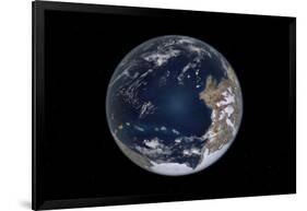 Planet Earth 600 Million Years Ago Following the Cryogenian Period-null-Framed Art Print