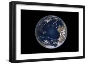 Planet Earth 600 Million Years Ago Following the Cryogenian Period-null-Framed Art Print