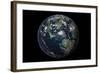 Planet Earth 90 Million Years Ago During the Late Cretaceous Period-null-Framed Art Print