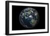 Planet Earth 90 Million Years Ago During the Late Cretaceous Period-null-Framed Art Print