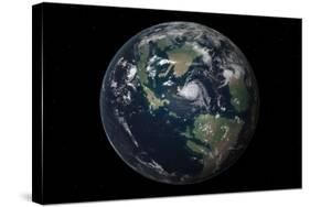 Planet Earth 90 Million Years Ago During the Late Cretaceous Period-null-Stretched Canvas