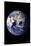 Planet Earth Eastern Hemisphere on Black Art Print Poster-null-Stretched Canvas