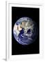 Planet Earth Eastern Hemisphere on Black-null-Framed Photo