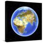 Planet Earth Floating in Space-Matthias Kulka-Stretched Canvas