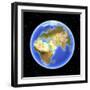 Planet Earth Floating in Space-Matthias Kulka-Framed Giclee Print