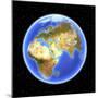 Planet Earth Floating in Space-Matthias Kulka-Mounted Giclee Print