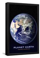 Planet Earth From Space Eastern Hemisphere Photo Poster-null-Framed Poster