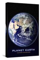 Planet Earth From Space Eastern Hemisphere Photo Poster-null-Stretched Canvas