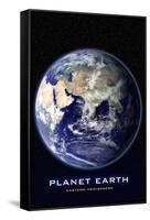 Planet Earth From Space Eastern Hemisphere Photo Poster-null-Framed Stretched Canvas