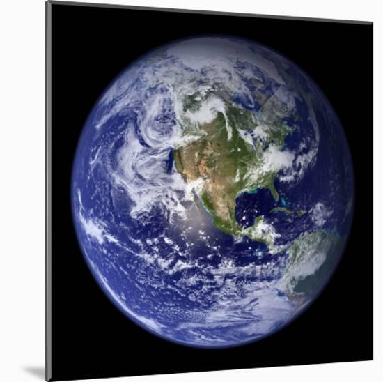 Planet Earth from Space (North America) Photo Poster-null-Mounted Poster