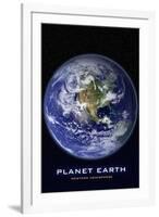 Planet Earth From Space Western Hemisphere-null-Framed Photo