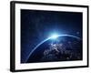 Planet Earth from the Space at Night-Rangizzz-Framed Photographic Print